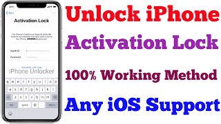 Unlock iPhone Activation Lock | Bypass iCloud Lock | Unlock iPhone iCloud Lock