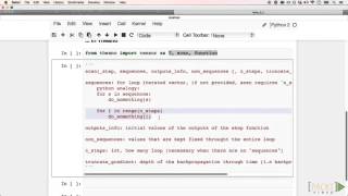 Deep Learning with Python: Theano "for" Loops – the "scan" Module | packtpub.com