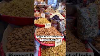 Dry fruit market of india #chandnichowk #dryfruits