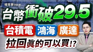 (有CC字幕)2025.06.16【台幣衝破29.5  台積電.鴻海.廣達  拉回真的可以買!? 】#楊育華 #股市御錢術