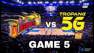 SAN MIGUEL BEERMEN vs TNT TROPANG 5G PBA GAME 5 FINALS 2025