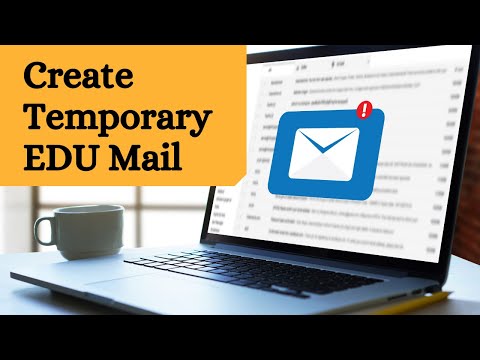 How to Create Temporary Edu Mail ? Create Temporary Edu mail instant | Temporary Edu mail kaise bnae
