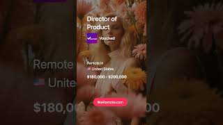 Director of Product in Vouched  💸 $180,000 - $200,000. Remote job in 🇺🇸 United States. #likeRemote