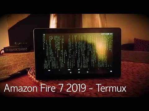 A Termux session on the Amazon Fire 7 2019 (9th generation)