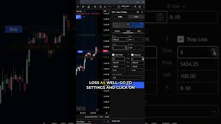How to Save Preset Take Profit and Stop Loss in Tradingview (Bracket Order management)  #tradingview