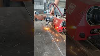 Cutting 30mm plate from pug machine #pugmachine  #cuttingmachine #msmetal