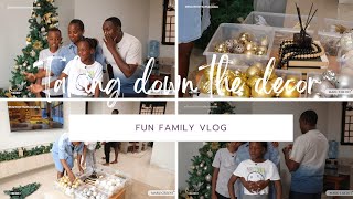 FINALLY TAKING DOWN OUR CHRISTMAS DECOR🌲 | FUN VLOG #FAMILYFUN #THEMULONDOS