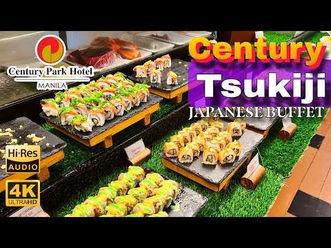 Feast Your Senses: Century Tsukiji Delights at Century Park Hotel 🇵🇭 | 4K Food and Walk Tour