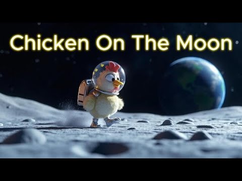 Cicken On The Moon / kids songs/ nursery rhymes// kids funny songs