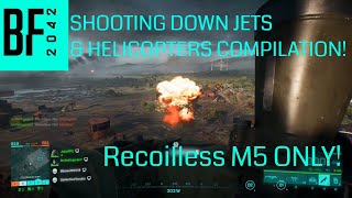 Hunting Aircraft with the Recoilless M5 - Battlefield 2042 Compilation