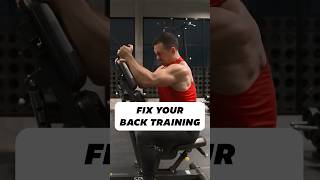 Avoid This 1 Key Back Training Mistake ❌