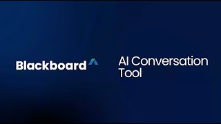 Demo: NEW AI Conversation Tool in Blackboard