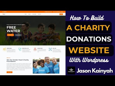 How To Build A Charity Website With Online Donations For Free