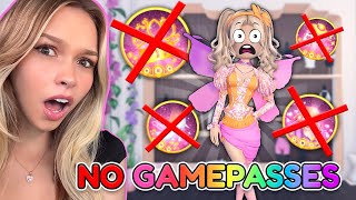 Dress to Impress BUT I Can't USE any GAMEPASSES