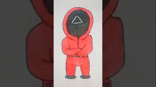 squid game #shorts #squidgame #fyp #redguard #drawing