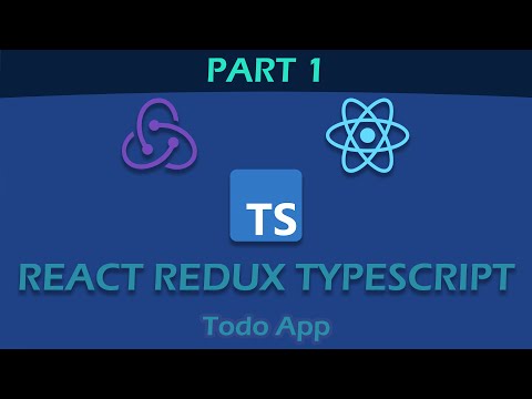 React Redux Typescript 2021 | Todo App | Setup & Styling | Part 1