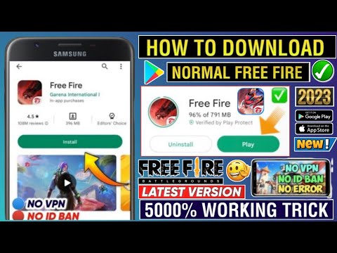 😍HOW TO DOWNLOAD FREE FIRE | FREE FIRE KAISE DOWNLOAD KAREN | NORMAL FREE FIRE DOWNLOAD | FREE FIRE