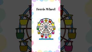 How to Draw a Ferris Wheel 🎡 | Easy Drawing for Kids | MQ Drawings and Fun #drawingforkids