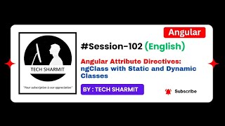 ngClass directive for Combine static and dynamic classes | Angular Directives  English (Session-102)