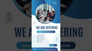We Are Offering Graphic Designing Course From FIT Computer Institute In Rawalpindi &I slamabad
