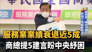 服務業業績衰退近5成　商總提5建言盼中央紓困－民視新聞