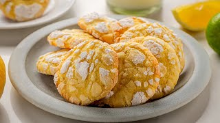 Lemon Crinkle Cookies - Dished #Shorts
