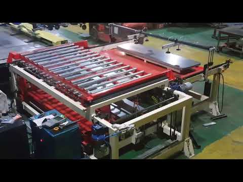 Automated turret punch press loading system