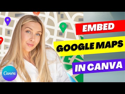 How To Embed Google Maps & Google Forms into Your Canva Website | Canva Tutorial