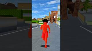why ghost is also scared from elephant🐘#shortsfeed ##viralvideo #sakuraschoolsimulatordrama #