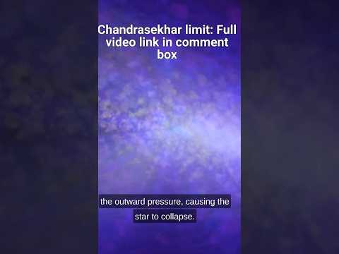 Chandrasekhar Limit : white dwarf star