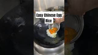 easy chinese egg rice 😊 street fried rice #making #rice #shorts #chefwire
