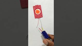 Capacitor + 12 Volt Led Light / Capacitor Se LED Kaise jalaye #Capacitor #experiment