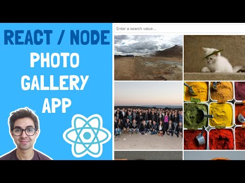 React Photo Gallery App Tutorial from Scratch | Use React, Node to upload, view and search images