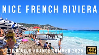[4K] Walking tour of Nice🌴 France 🇫🇷 | Glamour and Mediterranean atmosphere! French Riviera