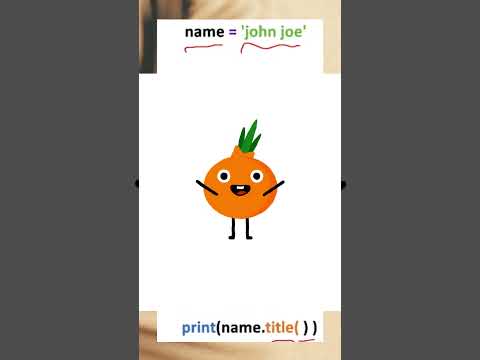 title() method in PYTHON #youtubeshorts #python #pythonprogramming #pythontutorial