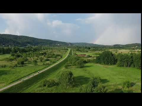 The picturesque cycling route between Kraków and the famous Benedictine Abbey in Tyniec