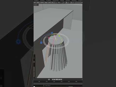 Creating a Kitchen in under 60 seconds | Blender 3D #blender #blendermodeling #blendertutorial