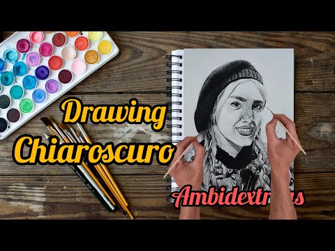 Both hands drawing