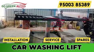 Hydraulic Car Washing Lift | Go Green Autos Garage Equipments