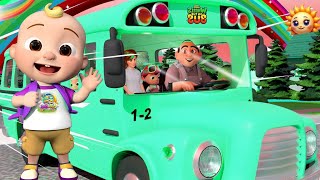 Wheels on the Bus | CoComelon Sing Along 💛 1-Minute Loop for Children
