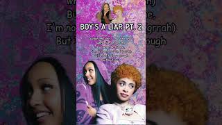 PinkPantheress,Ice Spice-Boy’s a Liar Pt. 2 (shorts) lyrics #icespice #boysaliar #jlyricq