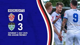 HIGHLIGHTS: Billingham Town 0-3 Whitby Town - Pre-Season Friendly