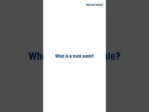 Anatomy of a Truck Scale