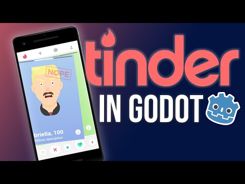 TINDER mobile app SWIPE In GODOT