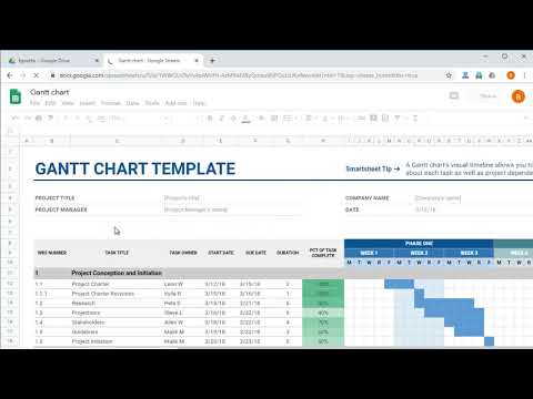 Google Sheets for Project Management  - Template Gallery