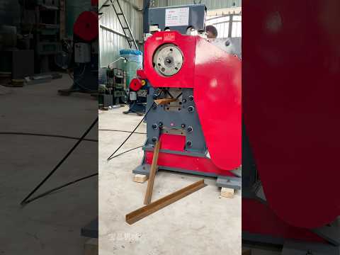 Combined punching and shearing machine,Cutting and punching are completed in one machine.#ironwork