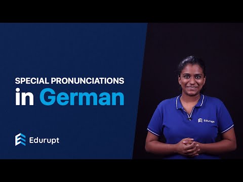 We’re exploring the special pronunciation in German.