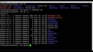 Combination and Compression (gzip and bzip2) - Part 2