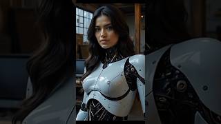 Repairing AI humanoid robot showing AI human interaction #ai #robot #technology