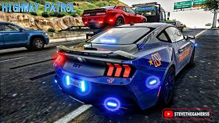 GTA 5 MODS LSPDFR HIGHWAY GSP MUSTANG PATROL| GTA 5 Lspdfr Mod